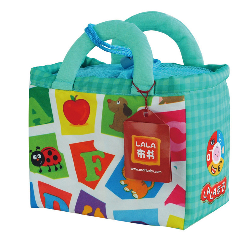 LaLababy Flash Card แผ่นการเรียนรู้ หนังสือผ้าสอนคำศัพท์ ABC