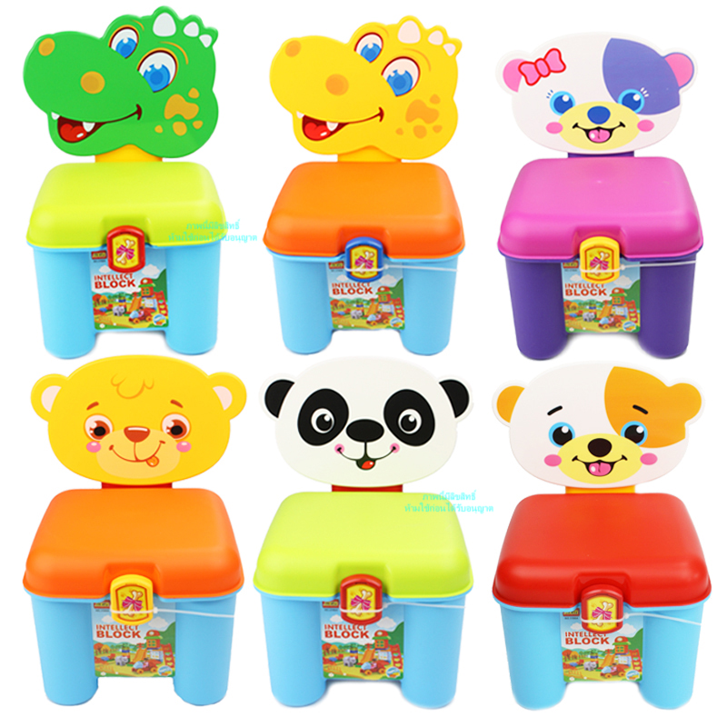 เก้าอี้เลโก้ ลายสัตว์ Intellect Block
