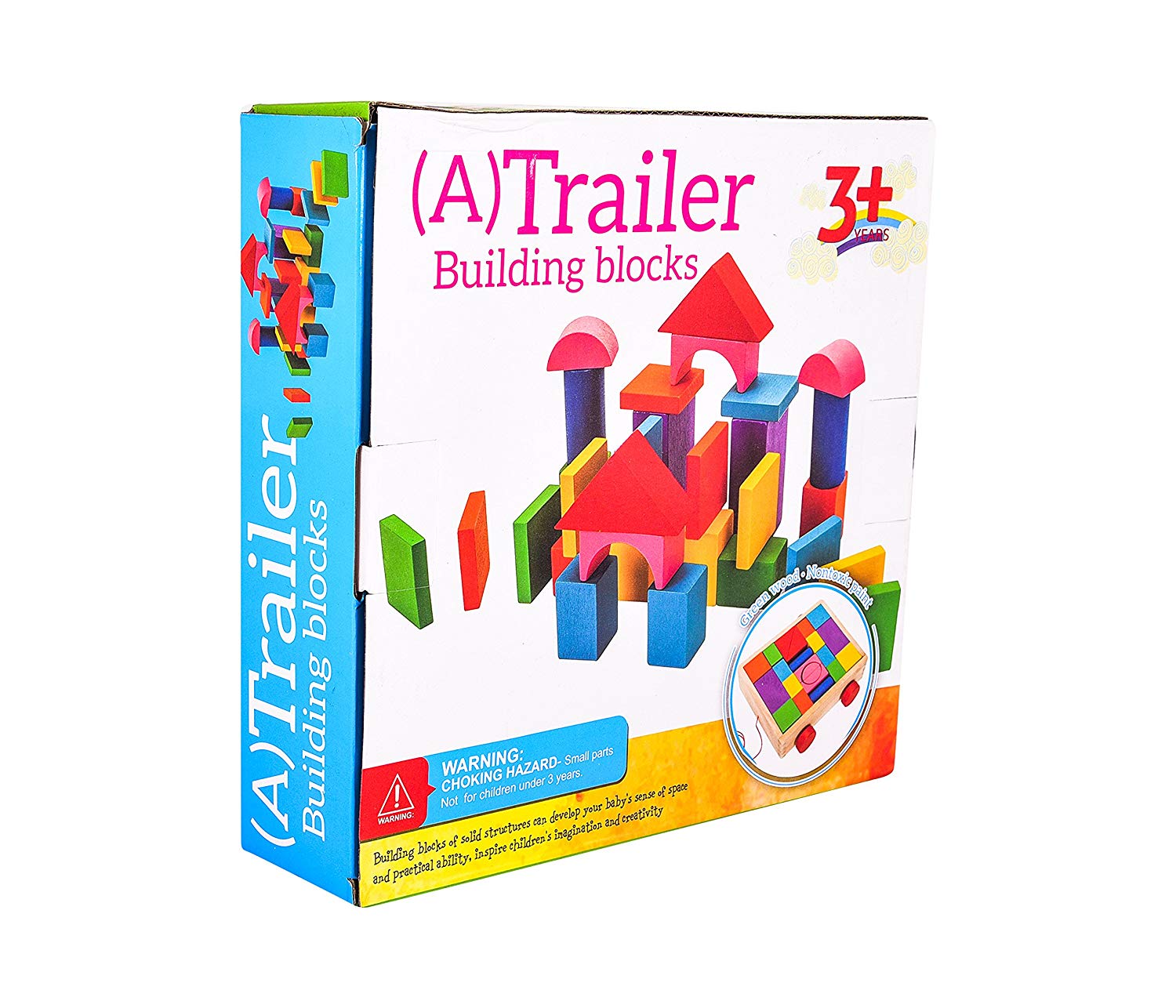 รถเทรลเลอร์บล๊อคไม้