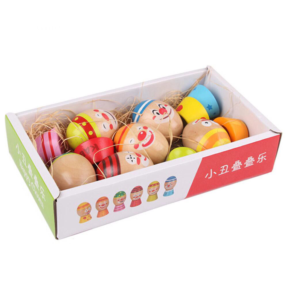 Doll face Egg ของเล่นไข่ไม้ หน้าตุ๊กตา